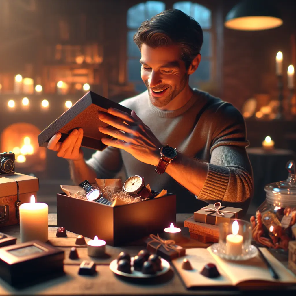 Sådan sammensætter du en mystery-boks kun til ham